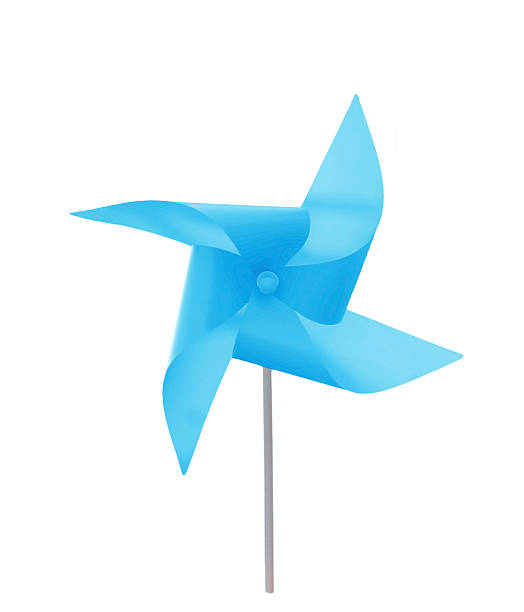 istock Turbine blue color paper 510491876