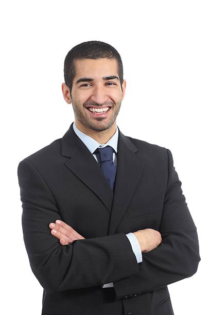 istock Arab businessman posing standing with folded arms 510495375