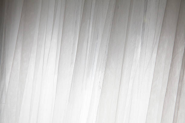 istock Morning lights with lace curtain 510515151