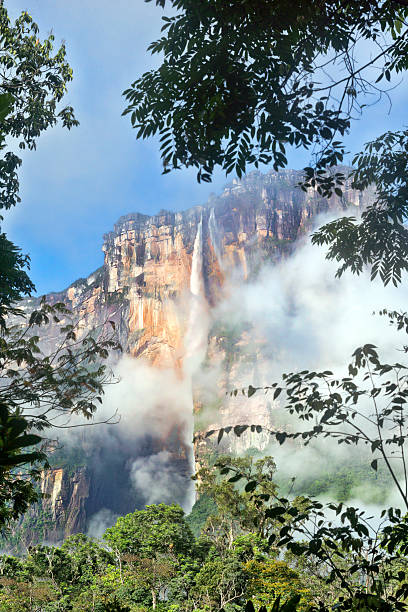 istock Angel Falls in Venezuela, with clouds 510516655