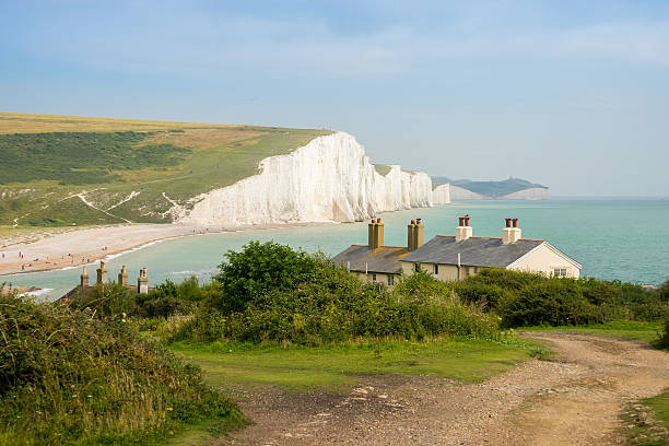 istock Cottages & 7 Seven Sisters, Brighton, England 510519149
