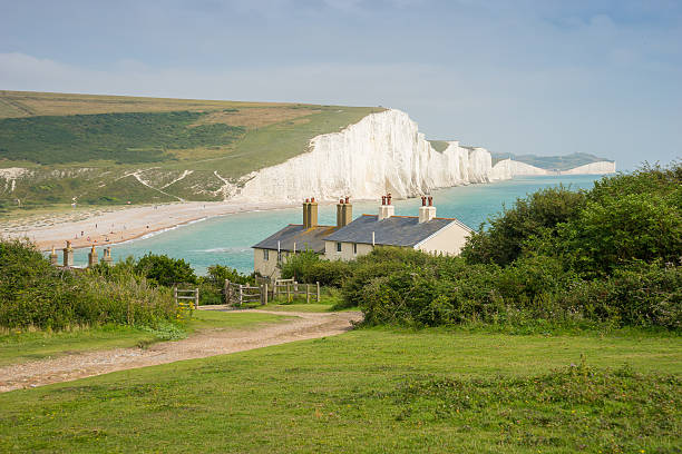 istock Cottages & 7 Seven Sisters, Brighton, England 510533447