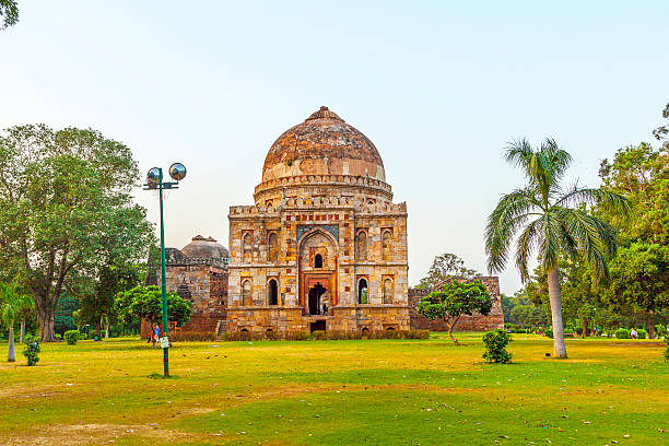 istock Lodi Gardens. Islamic Tomb (Bara Gumbad) set in landscaped garde 510533583