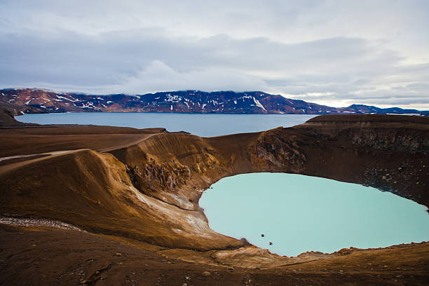 istock Famous Icelandic Volcano Askja Crater in Summer 510533925