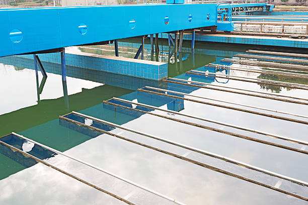 istock Modern urban wastewater treatment plant 510534673