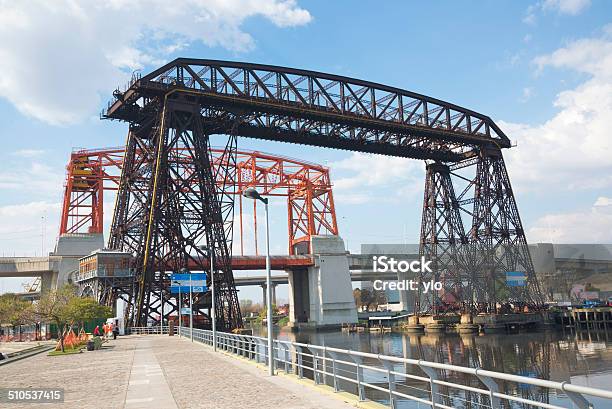 Transporter Bridges In La Boca Buenos Aires Stock Photo - Download Image Now - Aging Process, Ancient, Antique