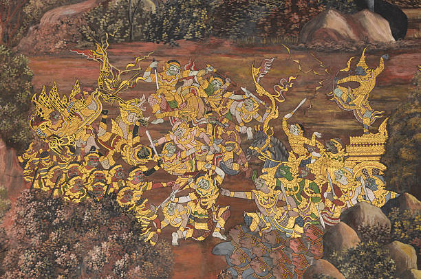 istock Public Art Painting at Wat Phra Kaew 510537839