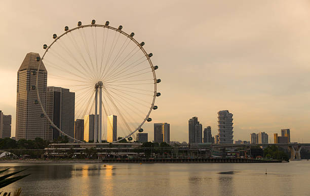istock singapore flyer in evening 510538045