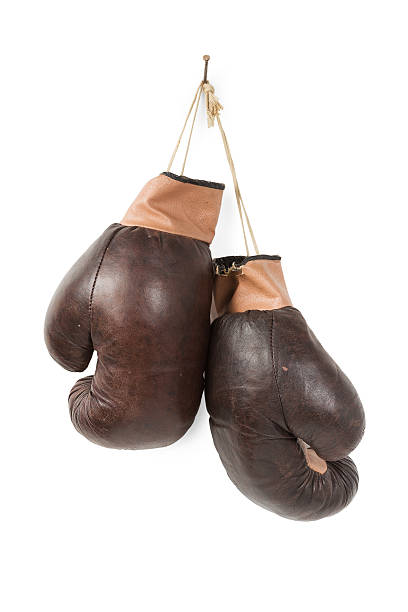 istock Vintage old boxing gloves 510538159