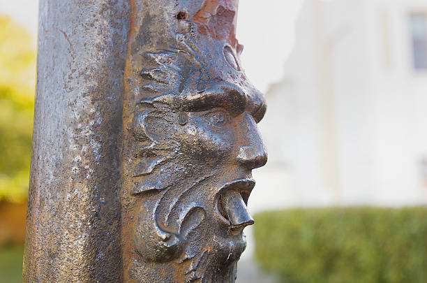 istock Metal fountain spout 510560686