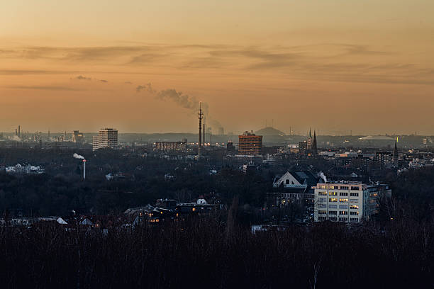 istock Gelsenkirchen panoram at sunset 510561760