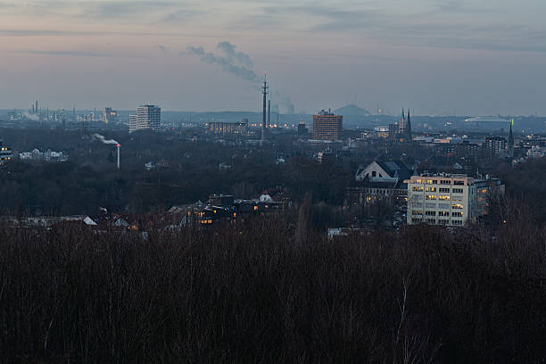 istock Gelsenkirchen panorama at sunset 510561922