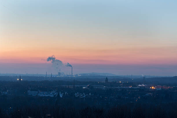 istock Gelsenkirchen panorama at sunset 510562164