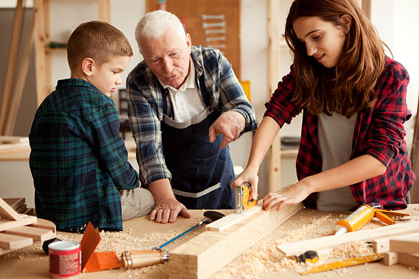 istock Grandpa's little heplpers 510563558