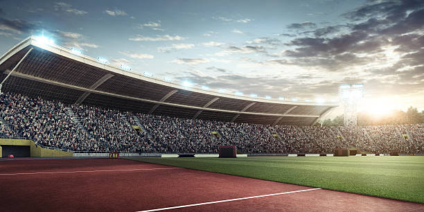 olimpico stadium - track and field stadium foto e immagini stock