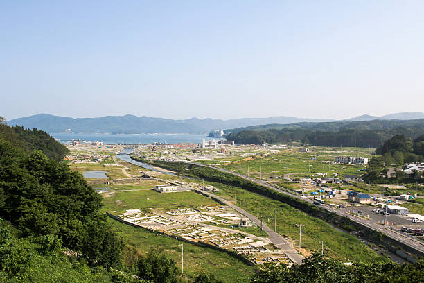 япония minamisanriku землетрясение, цунами 2011 - ishinomaki стоковые фото и изображения