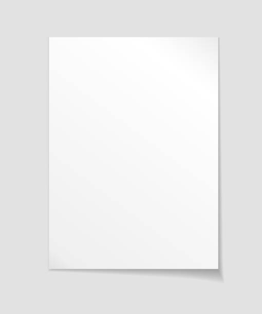 ilustrações de stock, clip art, desenhos animados e ícones de vazia folha de papel de modelo - blank note card