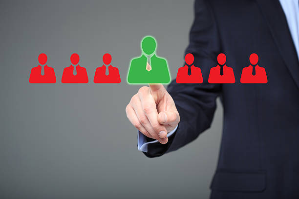 istock businessman choosing right partner from many candidates 510566162