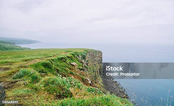 Rock Beach Cliff Edge Iceland Stock Photo - Download Image Now - Adventure,  At The Edge Of, Beach - iStock