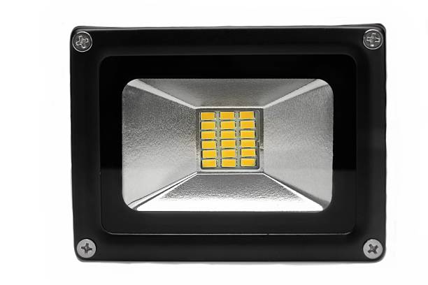 istock Outdoor Waterproof LED Floodlight Isolated On White 510570516
