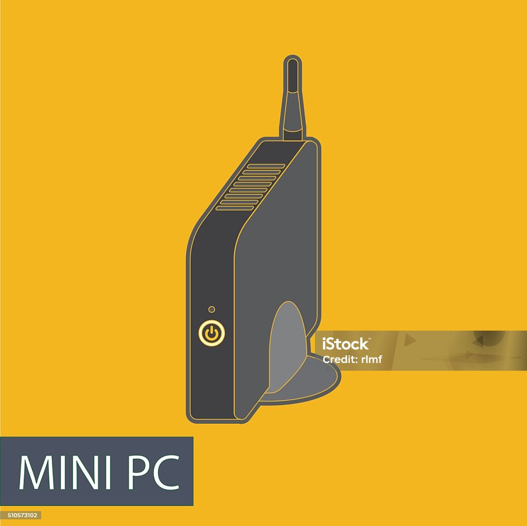 Mini Computer Image Drawing Mini Pc Stock Illustration - Download Image Now - Isometric Projection ...