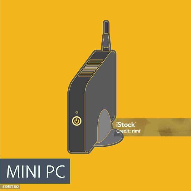 Mini Pc Stock Illustration - Download Image Now - Isometric Projection ...