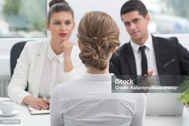 Applicant And Recruitment Procedure Stock Photo - Download Image Now - Job Interview, Interview - Event, Occupation