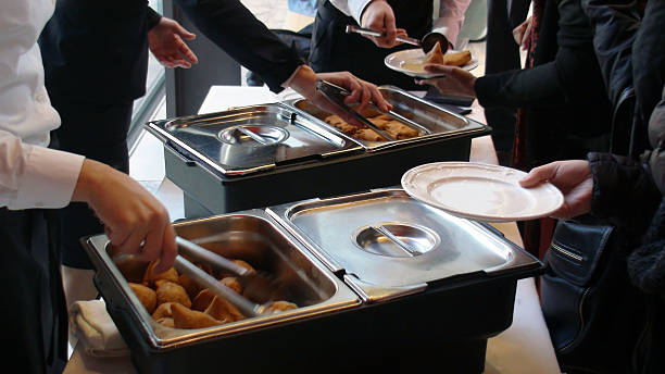 istock Waitress Staff Serving Food To Guest 510575192
