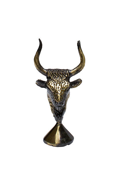 istock metal bull head 510576044