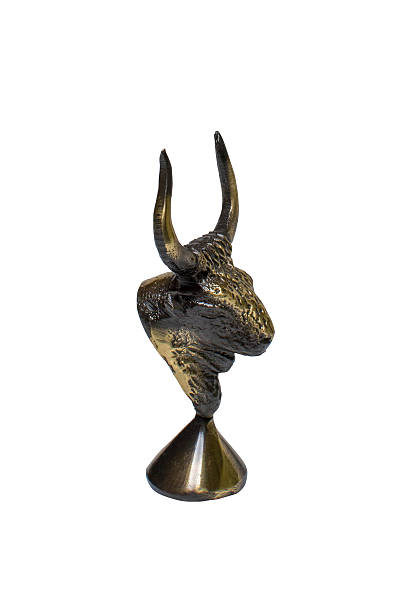 istock metal bull head 510576072