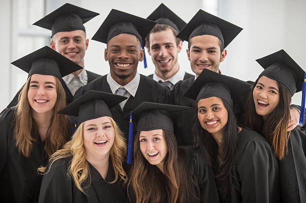 istock Group of Happy Graduates 510577034