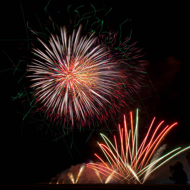 istock huge fireworks on black night sky 510581382