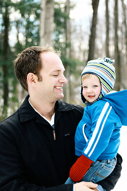 istock Father and Son in Winter 510590206