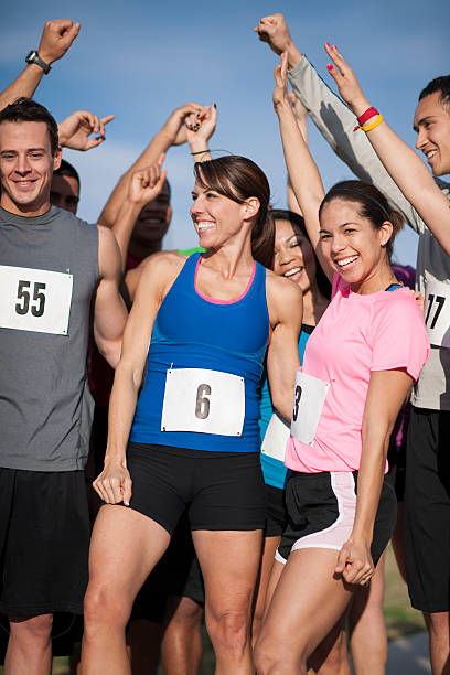 istock Cheering Together at the Finish Line 510610826