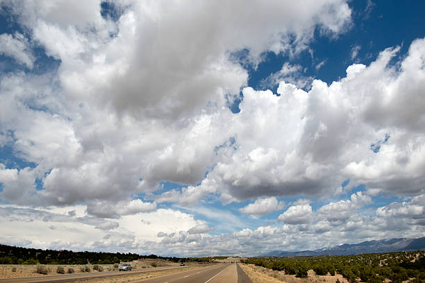 istock Interstate 40 with Southwestern Landscape and Dramatic Sky 510612917