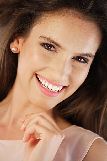 Mujer joven Sonriendo - foto de stock