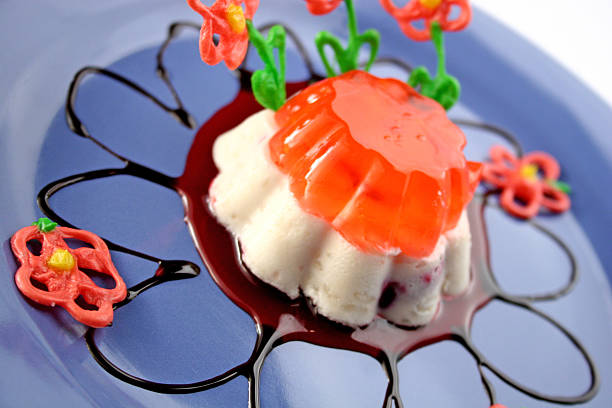 istock Creamy and orange jelly 510613715