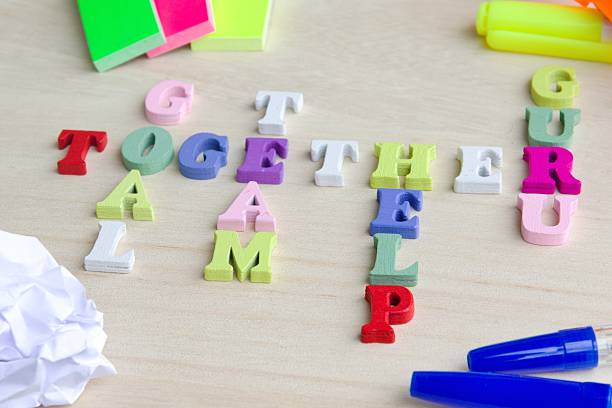 istock Funny letters crossword puzzle sign 510614763