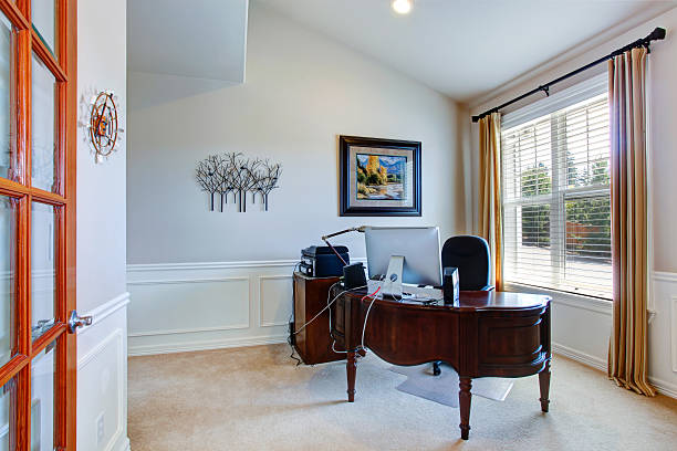 istock Office room in luxury house 510615051