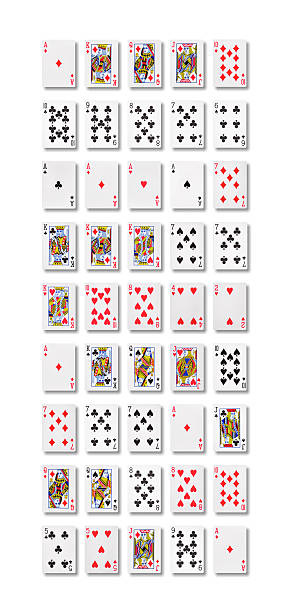 istock Poker hand rankings symbol set 510616141