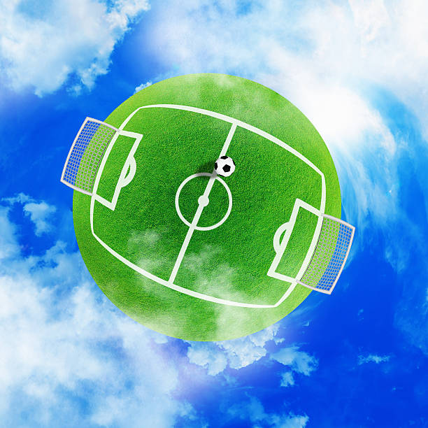 istock Football green planet 510617557