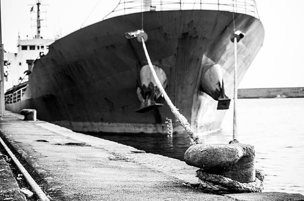 istock Isolated big boat in Naples harbour 510617566