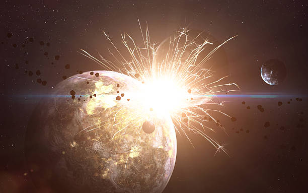 istock Planets over the nebulae in space. This image elements furnished 510620044