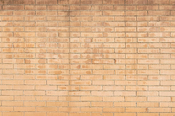 istock Old beige brick wall background texture 510621970