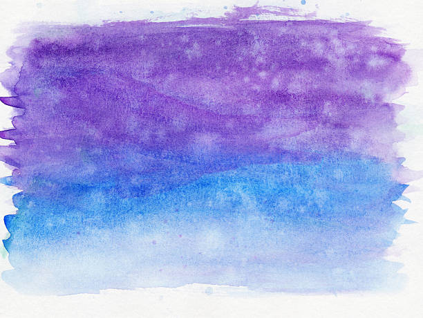 istock Blue and purple brush strokes isolated on white background 510623424