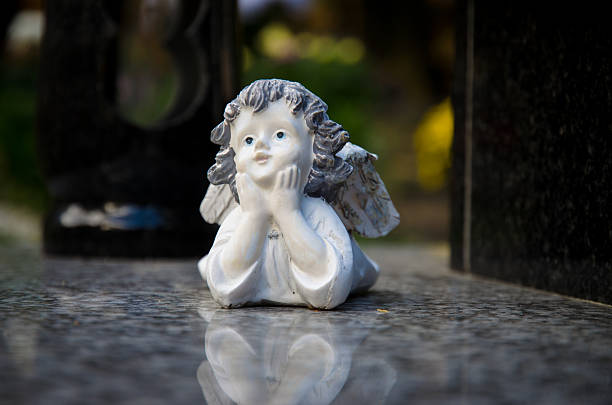 istock angel decoration on the grave 510623486