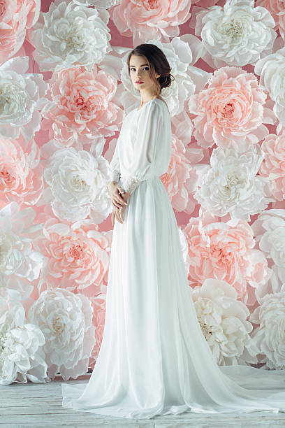 istock Studio shot of young beautiful bride 510628050