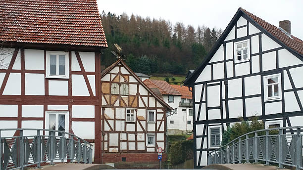 istock Small German town in Hesse, Germany 510628550