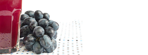istock Grapes banner white background healthy food 510628806