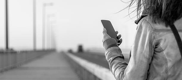 Young woman using smartphone